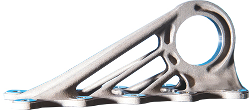 titanium-alloy 3D-printed bracket