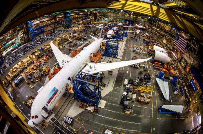 Boeing Factory Everett Washington